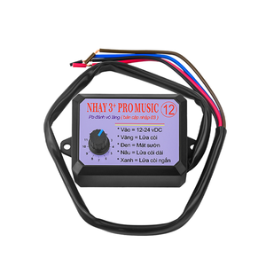 12-Tone ABS Snail وحدة تحكم قرن تحكم زر محوري لتعديل السيارة والدراجة النارية لجنوب شرق آسيا - Product Image 2