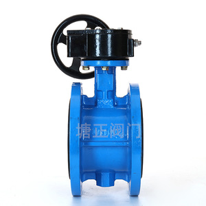 วาล์วผีเสื้อแบบมีหน้าแปลน Tzd Tangzheng รุ่น D341X-16Q ผลิตจากเหล็กดัด  บุยาง Epdm  ควบคุมด้วยมือ  สำหรับควบคุมการไหลของน้ำ - Product Image 2