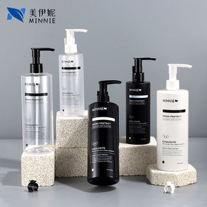 ขวดมินนี่วอช โพรเทค ขนาด 300 มล. 500 มล. แบบปั๊ม PET สำหรับแชมพู ครีมนวดผม โลชั่นบำรุงผิวกาย ใช้ได้ทุกวัน - Product Image 1