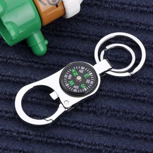 Llavero Redondo Personalizado con Brújula Flotante, Llavero de Metal de Seguridad para Parejas, Precio de Fábrica - Product Image 4