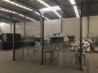 358 Anti-klimhek, draaipoort, hoge beveiliging, carbon stalen frame, PVC gecoat, eenvoudig te monteren, geschikt voor huis en luchthavenbeveiliging