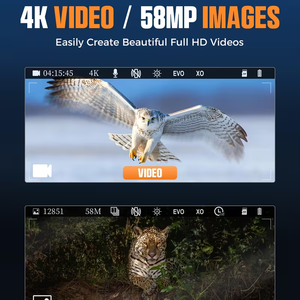 Caméra de surveillance Z096 avec écran HD 4,0 pouces, 58MP, zoom 8x, 7 niveaux de luminosité, portée 600m, multilingue, batterie 5000mAh, étanche, enregistrement vidéo, vision nocturne - Product Image 2