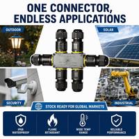 Connecteur étanche IP68 M684-S 6 voies type S sans vis, connexion rapide avec ENEC ETL CE UKCA NSW CB RoHS OEM ODM, garantie 3 ans