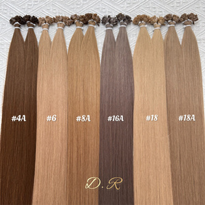 2025 en kaliteli çift Drawnk ucu saç Prebonded Keratin saç ekleme K ucu Keratin, çift çizilmiş, euroeurohair uzatma - Product Image 6