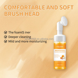 Producto viral Tumeric Kojic Face Wash Anti Acne Oil Control Pore Shrinking Anti Black Head Limpiador <span class=keywords><strong>facial</strong></span> de espuma rápida - Product Image 2