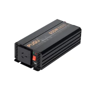 Dependable Performance Pure Sine Wave Inverter 600W 12V 24V DC To 120V 220V AC Converter Solar Power Inverter