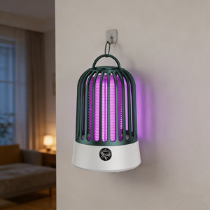 Electric <b>Mosquito</b> Killer Lamp 10x10x14cm Rechargeable LED Non Toxic Indoor Outdoor Bedroom Use - Product Image 1