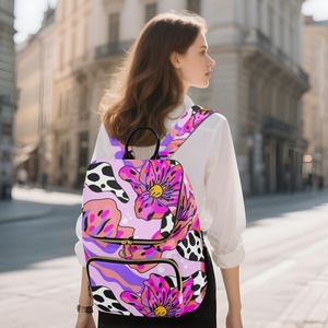 Mochila Deportiva Personalizada Super September con Estampado Aloha Palaka, Cierre de Cremallera, Mochila Moderna para Mujer - Product Image 6