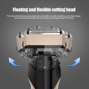 Afeitadora Eléctrica 3D Flotante de 5 Cuchillas, Impermeable IPX7, Afeitadora de Viaje, 7500 RPM, Velocidad Turbo Mejorada - Product Image 6