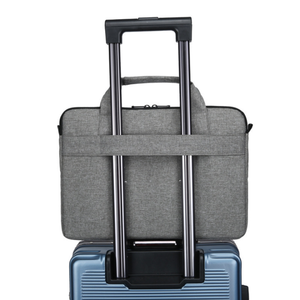 13.3 14 15.6 Inch Lightweight Slim Splash Resistant Commute Laptop <strong>Briefcase</strong> with Trolley Hand Strap for Men Women - Product Image 4