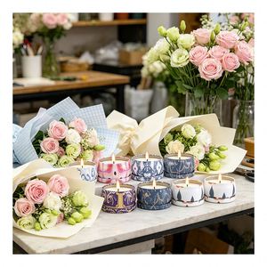 Grace <b>Candle</b> Tins Empty Premium Covers Private Label Filling Sampling Network Export Supply Display Program - Product Image 5