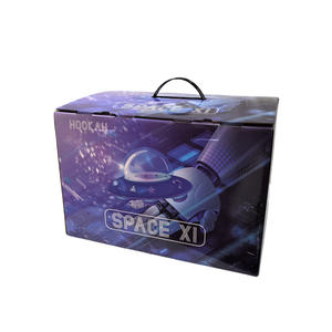 Lujo árabe Original espacio X1 vidrio de madera Hookah conjunto completo Ufo interior Led Light Bar Party Club Hookah Lounge humo Shisha Chicha - Product Image 6