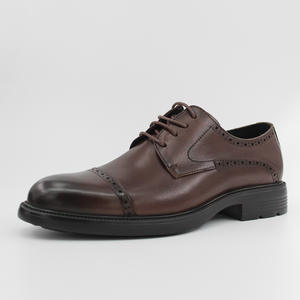 Nuevos Zapatos Oxford Formales de Cuero Genuino Hechos a Mano para Hombre, Ideales para Bodas, Oficinas y Todas las Temporadas. - Product Image 6
