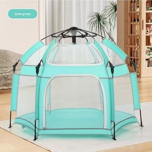 Tienda <span class=keywords><strong>de</strong></span> Campaña Infantil Hexagonal <span class=keywords><strong>de</strong></span> <span class=keywords><strong>Tela</strong></span>, Valla para Dormir Junto a la Cama, Casa <span class=keywords><strong>de</strong></span> Juegos para Bebés, Plegable, Unisex, Transpirable, Sin Instalación - Product Image 4