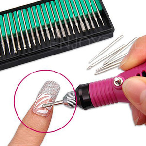 30 قطعة الماس المغلفة لدغ رأس مطحنة عرقوب 3 مللي متر يناسب أداة دوارة - Product Image 2