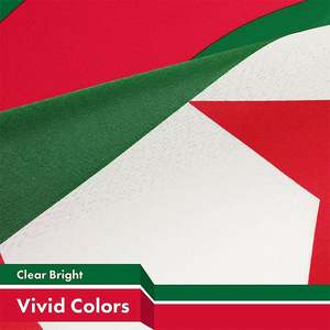 Promotionnel Double Point Extérieur Algérie Algérie <span class=keywords><strong>Arabe</strong></span> National Pays 3X5 Ft Pied Polyester 100D Drapeau - Product Image 4