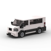 Compatible avec les blocs de construction, voiture de transport de passagers XLT, jouet de construction en plastique, briques promotionnelles, jouets