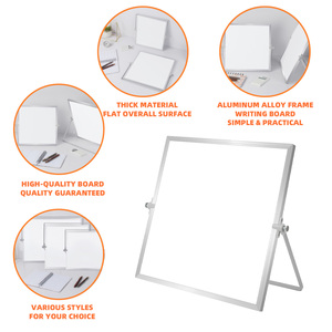 Mini Desktop Whiteboard Small Dry Erase <strong>Board</strong> with U-Stand Portable Double Sided Magnetic Writing <strong>Board</strong> for Office Home School - Product Image 2