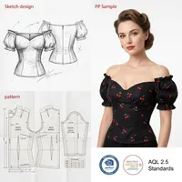Chemisier Vintage Personnalisé de Haute Qualité à Carreaux Gingham, Manches Bouffantes, Haut Chic Rétro, Blouses et Chemises Décontractées pour Femmes