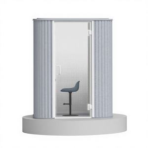 NUEVO Módulo Acústico de Oficina Moderno con Reducción de Ruido NRC 20dB, Marco de Aluminio, Diseño Cálido y Transpirable para Oficinas y Edificios Comerciales - Product Image 1