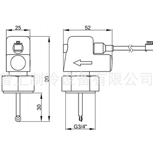 Fenshen Fsflow <b>Switch</b> FsF-Yk-A 1 Inch Threaded Low Flow Water Flow <b>Sensor</b> For Air Conditioning - Product Image 4