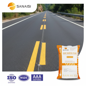 <span class=keywords><strong>Pintura</strong></span> Termoplástica <span class=keywords><strong>Blanca</strong></span> y Amarilla para Señalización Vial, Recubrimiento en Polvo Reflectante de Seguridad para Tráfico, de Alta Resistencia - Product Image 1