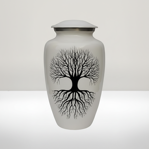 Urne funéraire en métal de style américain pour adultes, pour cendres humaines, avec taille et design personnalisables, artisanat exceptionnel - Product Image 1