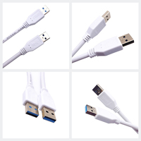 Werkseitig benutzer definiertes USB 3.0 Geben Sie einen Stecker ein, um ein männliches Datenkabel einzugeben 30/28/26 AWG Braid Shield ing für Computer drucker kameras