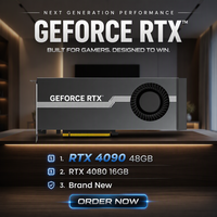 Kartu Grafis Grosir RTX 4090 48GB RTX 4080 16GB GDDR6X GPU Gaming OEM Kustom Pabrik Langsung Kartu Video