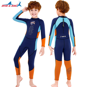 Nuevo <span class=keywords><strong>Traje</strong></span> de Buceo para Niños, <span class=keywords><strong>Neopreno</strong></span> de 2.5mm, <span class=keywords><strong>Traje</strong></span> de Baño Completo para Niños, <span class=keywords><strong>Traje</strong></span> de Buceo para Snorkel y Surf - Product Image 2