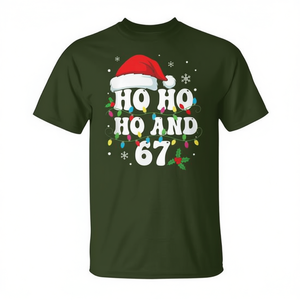 Camiseta navideña con meme de Ho Ho Ho y 67, camiseta festiva - Product Image 2