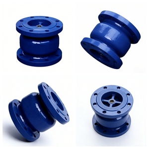 Válvula de Retención Silenciosa con Brida, de Hierro Dúctil, Reductora de Ruido para Suministro de Agua, DN50-DN300 PN16 - Product Image 1