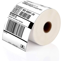 Rouleau de papier pour étiquettes d'expédition 4x6, 100x150mm, autocollant adhésif sans BPA, imperméable, pour la promotion des produits alimentaires