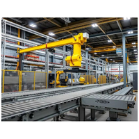 Integrasi Lini Robotik Perakitan Otomasi Industri Presisi, Peralatan Kustom, Layanan Manufaktur OEM ODM, MS/AL/SS304