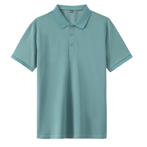 เสื้อโปโลแขนสั้นยูนิเซ็กซ์ ผ้าคอตตอนปิเก้ สีพื้น เรียบง่าย ระบายอากาศได้ดี ทรงปกติ ดีไซน์กระดุม - Product Image 1