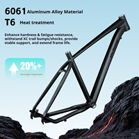 Cadre de vélo de montagne tout-terrain en aluminium léger de 26 pouces, très populaire, de haute qualité, pour le XC