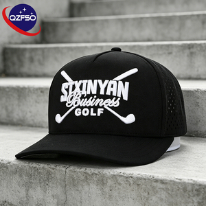 QZFSO Gorra de Béisbol Deportiva de 5 Paneles con Bordado Personalizado, Unisex, Ajustable, con Visera Curva, Gorras de Lona de Algodón con Cierre a Presión - Product Image 1