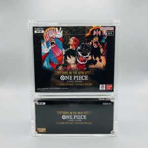 OP01 - OP15 Protector de Caja de Sobres de Una Pieza Resistente a los Rayos UV, Estuche Acrílico Magnético con Tapa para Tarjetas de Juego, Ajuste Perfecto, Inglés - Product Image 6