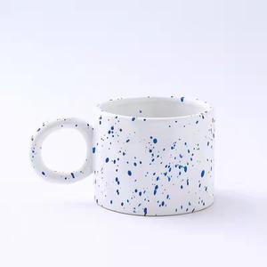Tasse à café en porcelaine, Style coréen, en céramique, à poser à la main, vente en gros, 1 pièce - Product Image 5