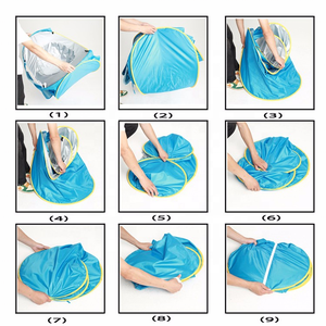 Usine Portable Bébé Protection UV <span class=keywords><strong>Abri</strong></span> Soleil Étanche Pop-up Tente De Plage pour Enfants Jouer Une Chambre pour Piscine - Product Image 5