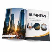 Service d'impression de livres A5 personnalisés à bas prix dans le Jiangsu, reliure parfaite, offset, pour catalogue d'entreprise, brochure, dépliant, utilisant du papier couché