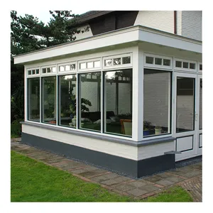 Préfabriquée De Toit En <span class=keywords><strong>Verre</strong></span> <span class=keywords><strong>Trempé</strong></span> Véranda Salle De <span class=keywords><strong>Verre</strong></span> Extérieure Jardin <span class=keywords><strong>Serre</strong></span> - Product Image 1