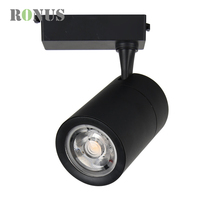 Rail de Studio façonnable, plafond de magasin d'intérieur Zoom COB 35W Spot à intensité variable, éclairage de piste à LED