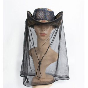 หมวกตาข่ายกันยุงสำหรับผู้ชายใส่กลางแจ้งหน้ากากตาข่ายคลุมหน้าสำหรับตกปลาเดินป่าทำสวนใช้ทุกวันหมวกแมลงผึ้ง - Product Image 3