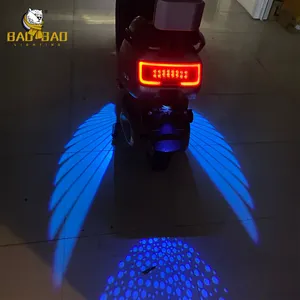 바오바오 조명 BB1857 천사 날개 프로젝터 빛 Led 각 날개 조명 키트 오토바이 자전거