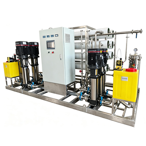 Système d'osmose inverse industriel 6000LPH avec cadre en acier inoxydable SS304 - pour la production d'eau en <span class=keywords><strong>bouteille</strong></span> - Product Image 5