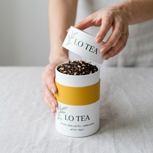 Wholesale Custom Kraft Round Paper Tube <b>Box</b> for Organic Herbal Wellness Tea Blend Packaging Eco-Friendly <b>Gift</b> Canister - Product Image 2