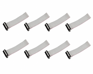 <span class=keywords><strong>Cable</strong></span> Plano IDC Personalizado, Conjunto de Cables de 6, 10, 14, 16, 20, 26, 34, 40 Pines, Arnés de Cables Grises, Paso de 1.27mm y 2.54mm, OEM ODM - Product Image 1