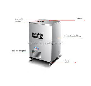 Machine commerciale entièrement automatique en acier inoxydable 304 intégrée pour l'abattage et le filetage des poissons de 1 à 4 kg - Product Image 3
