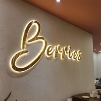 Enseigne Lumineuse LED Personnalisée pour Studio de Cils – Décoration Murale de Luxe pour Clinique Esthétique, Spa Médical, Salon – Enseigne Métallique 3D Rétroéclairée pour Intérieur et Extérieur